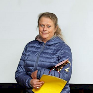 Abschied nehmen von verdientem Vereinsmitglied: unsere Claudia Stange
