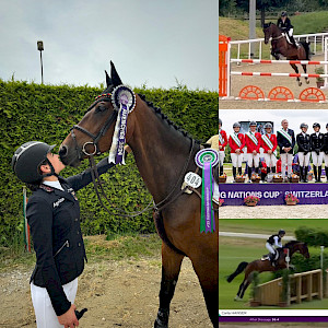 Schweiz: Carla & Castagnola - deutsches Damentrio erorbert Platz 3 und damit Bronze im Nationenpreis in Avenches!